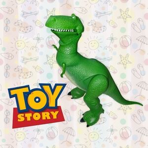 MATTEL DISNEY PIXAR TOY STORY Rex Action Figure Talking Dinosaur Toy